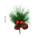 thumbnail image 3 of ¡Ofertas de Navidad! Adornos navideños Bixock de 8,5 cm (3,34 pulgadas). Ramas artificiales, agujas de pino, bayas y estróbilo. Ideales para decorar tu escritorio., 3 of 5