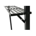 thumbnail image 6 of Outdoor Grill Gazebo 8 x 5 Ft, Shelter Tent, Double Tier Soft Top Canopy and Steel Frame with hook and Bar Counters, Grey, 6 of 9