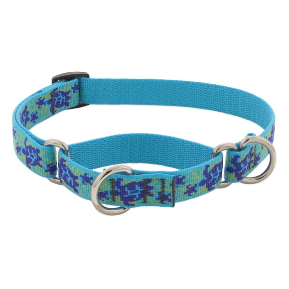 LupinePet Originals 3/4" Turtle Reef 14-20" Martingale Collar for Medium and Larger Dogs