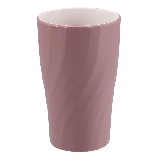 Vasos de baño con patrón en espiral, taza para cepillo de dientes, color morado y rojo, 5,00x3,15 pulgadas, 380ml, 1 Uds.
