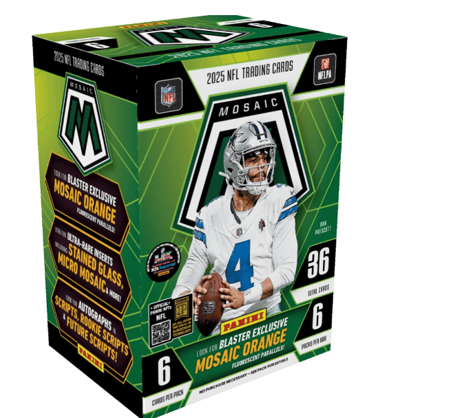 2025 Panini Mosaic Football Blaster Box (Case of 20)