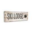 thumbnail image 3 of Stupell Industries Ski Lodge Rustic Sign Graphic Art Gallery Wrapped Canvas Print Wall Art, Design by Jennifer Pugh, 3 of 7