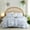 Chic Blue White, variant on NAYOROOM Duvet Cover Set Queen, 3 Piece Romantic Red Floral Breathable Reversible Soft Duvet Cover Set for Adults