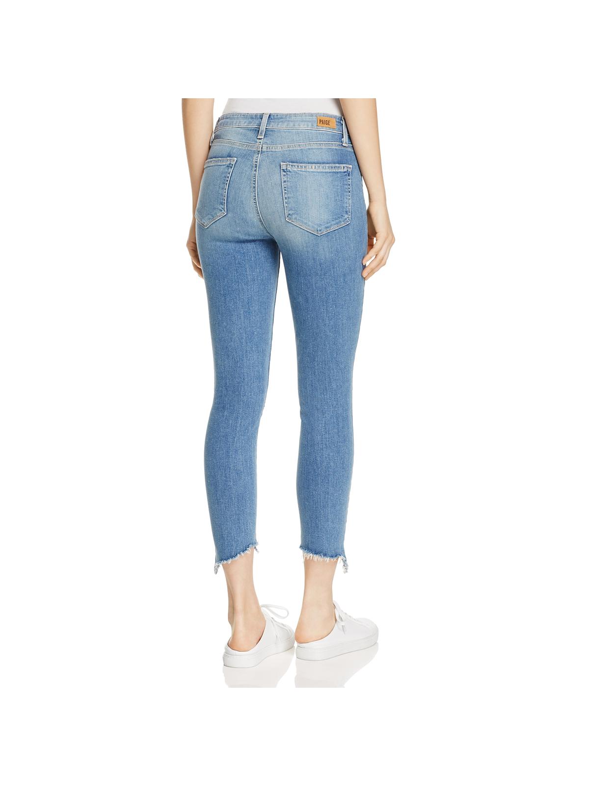 Paige Womens Hoxton Classic Rise Denim Cropped Jeans - image 2 of 2