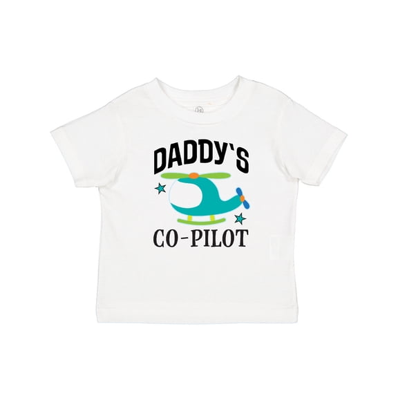 Inktastic Daddys Co-pilot Son Helicopter Boys Baby T-Shirt