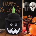 thumbnail image 4 of Panier de Bonbons d'Halloween avec Lumière DEL, Grande Capacité, Poignée, Design en Forme de Citrouille, Sac de Friandises pour Bonbons, Décoration de Fête, 4 of 10