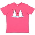thumbnail image 3 of Inktastic Snowman Stickup with Hairdryer Youth T-Shirt, 3 of 5
