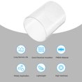 thumbnail image 3 of Acrylic Pipe Clear Rigid Round Tube 125mm ID 130mm OD 6" for Lamps and Lanterns, Water Cooling System, 3 of 6