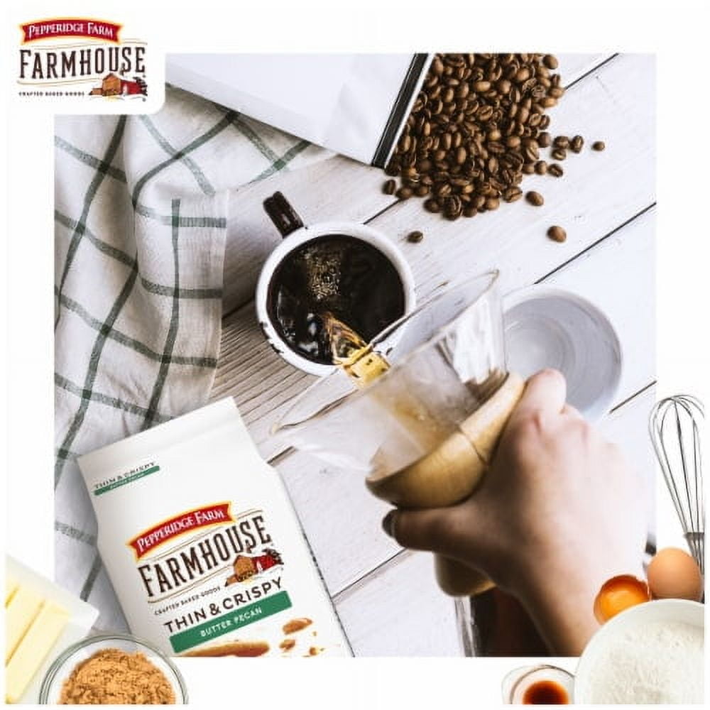 2X-Pepperidge Farm Farmhouse Thin & Crispy Butter Pecan Cookies - 5.9 oz - 12 ct