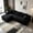 Black, variant on AUU 94.5-Inch Cloud Modular L-Shape Sectional Sofa with Chaise, No Assembly Required, Deep Seat Corner Couch for Living Room or Bedroom
