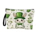 thumbnail image 2 of Bolsa de cosméticos con forma de conejito de Pascua para el Día de San Patricio, neceser portátil de moda para mujer, neceser multifuncional para guardar pintalabios., 2 of 6