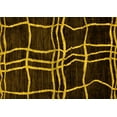 thumbnail image 1 of Ahgly Company Machine Washable Indoor Rectangle Abstract Yellow Modern Area Rugs, 7' x 9', 1 of 4