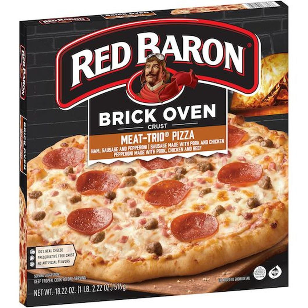Red Baron Meat Trio Pizza, 18.22 Ounce -- 16 per case