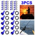 thumbnail image 1 of Guardaanzuelos Pesca para Caña Pescar Soportes Seguridad para Señuelos (azul) 30 Uds., 1 of 9