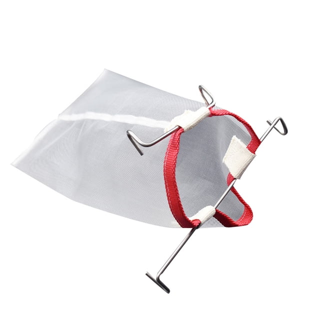 MasteelfCA 1Pc Kitchen Tool Honey Milk Wine Filter Mesh Bag Strainer Pouch (White)