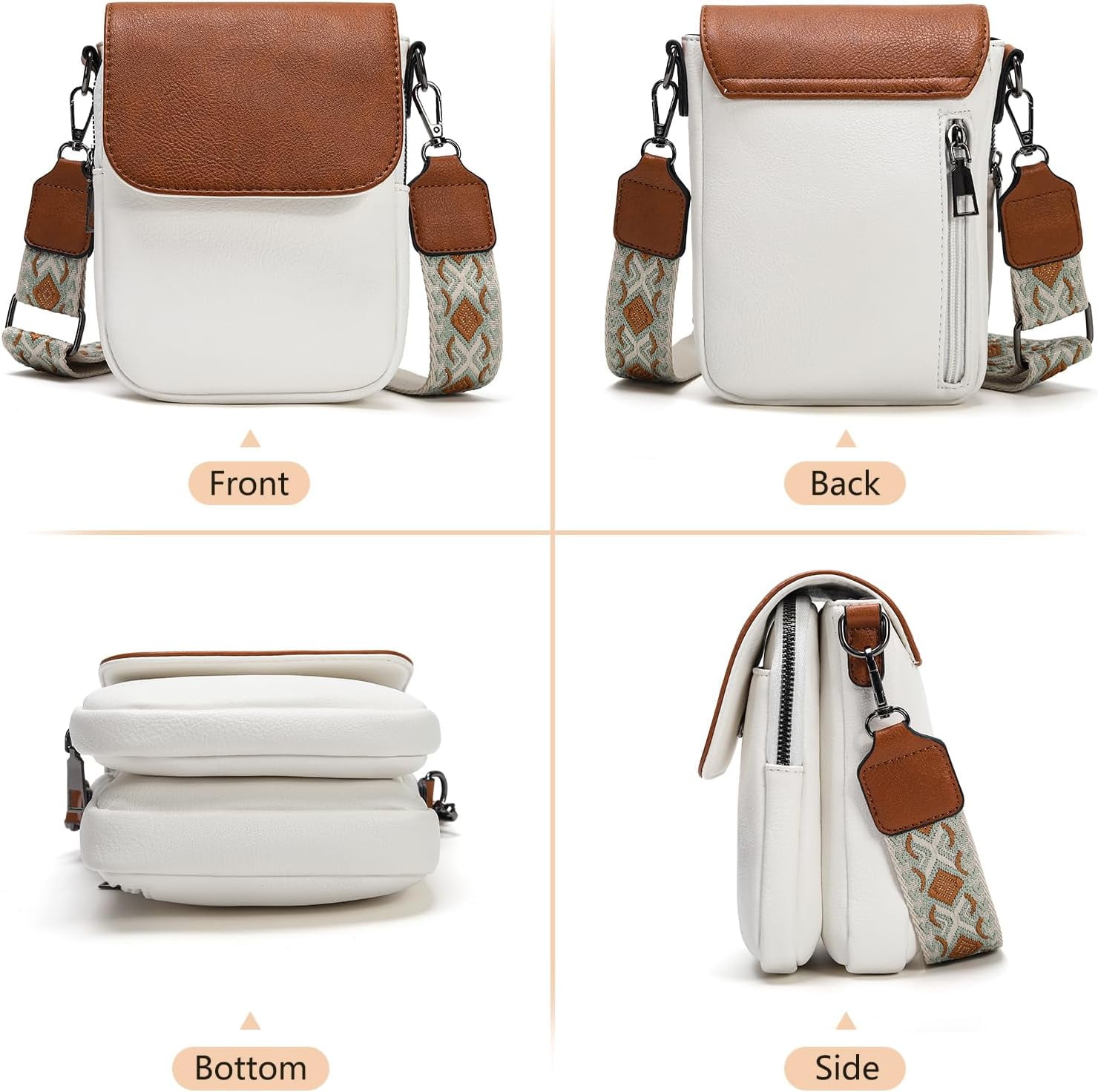 Small Crossbody Bag for Women Cell Phone Bag Cross Body Wallet Purses Mini Shoulder Handbag Purse with Card Slots