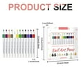 thumbnail image 3 of 12 Colors Nail Art Markers for Gel Nails,Point Liner Pen Drawing Painting for Art Design DIY,Quick Dry Long Lasting Nail Polish Pen,Easy To Use Manicure Pens For Salon & Home DIY,White,0.5x5.2", 3 of 8