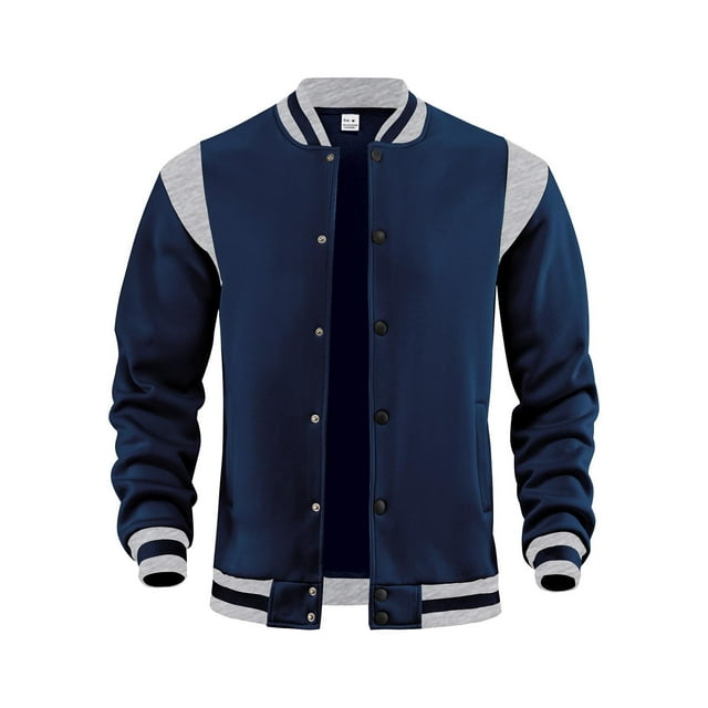 Cardigan Décontracté à Fermeture Éclair pour Homme avec Col Montant et Manches Longues