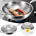 thumbnail image 2 of SXcggal Titanium Pan With Lid 2025 Durable Scratch Non Stick Titanium Pan For Cooking Healthy Unbreakable Multifunctional Kitchenware, 2 of 9
