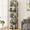 Black, variant on 4 Tier Rotating Bookshelf Tower, Revolving 360 ° Spinning Bookcase, Hexagonal Corner Book Shelf Storage Carousel, Vertical Rotate Turning Organizer Book Shelves for Living Room Office Bedroom