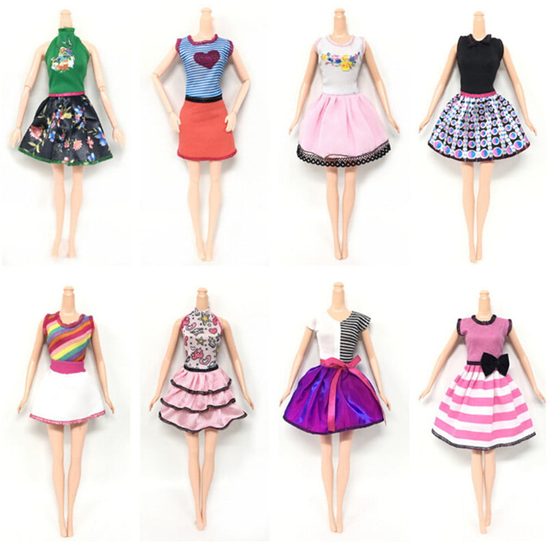 Beautiful Handmade Fashion Clothes Dress For  Doll Cute Lovely Decor Neu YE 
