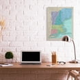 thumbnail image 2 of Stupell Industries Map Of Eastern States New England Border Lines Canvas Wall Art, 30 x 40, Design by Daphne Polselli, 2 of 6