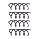 thumbnail image 1 of unbranded 30Ud Clip Fijo Negro Para Trenzar Y Peinar En Bodas Fiestas Y Actividades, 1 of 8