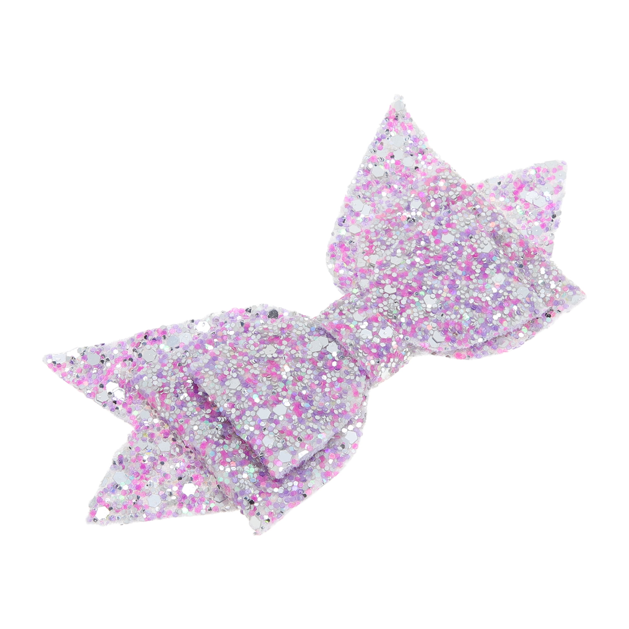 Unique Bargains 1Pc Shiny Bow Home Decoration Drinkware Accessory Gray Purple