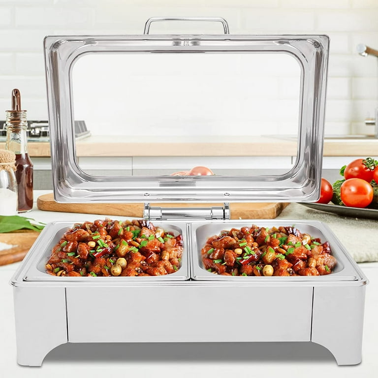 Miumaeov Food Warmers for Parties Buffets Electric, Stainless