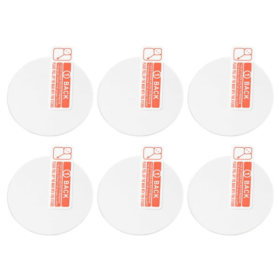 TABLZONE 6-Pack Transparent Tempered Glass Screen Protectors for Watches, Clear, Easy to Apply, and Scratch Resistant