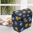 thumbnail image 4 of Yellow and Blue Lounger Chair Bag, Cartoon Animated Numerous Repeating Little Owls in Starry Night Sky Galaxy, High Capacity Storage with Handle Container, Lounger Size, Multicolor, by Ambesonne, 4 of 5