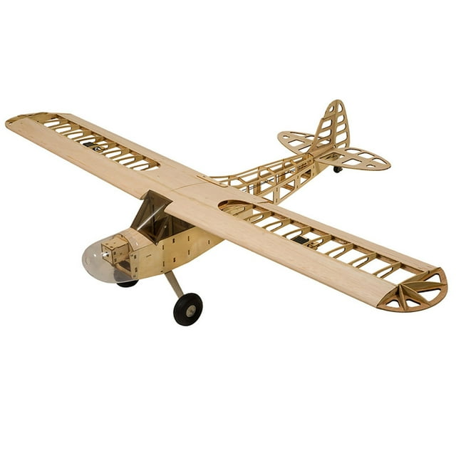 Avión Remote Control Abanopi S0801 de madera Balsa 1.2 M Piper Cub J-3 KIT