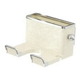 thumbnail image 1 of Soporte para secador de pelo, soporte para secador de pelo montado en la pared, colgador de nivel para ño, almacenamiento para dormitorio y salón, s beige, 1 of 10
