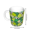 thumbnail image 2 of Yiaed Cartoon Koala Bear and Leaf Print Ceramics Coffee,Large Handle Design,Extra Large Tea and Coffee Cup for Office and Home Mugs, 2 of 6
