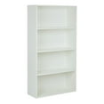 thumbnail image 1 of Prado 60 inches 4 Shelf Bookcase in White Engineered Wood, 1 of 7