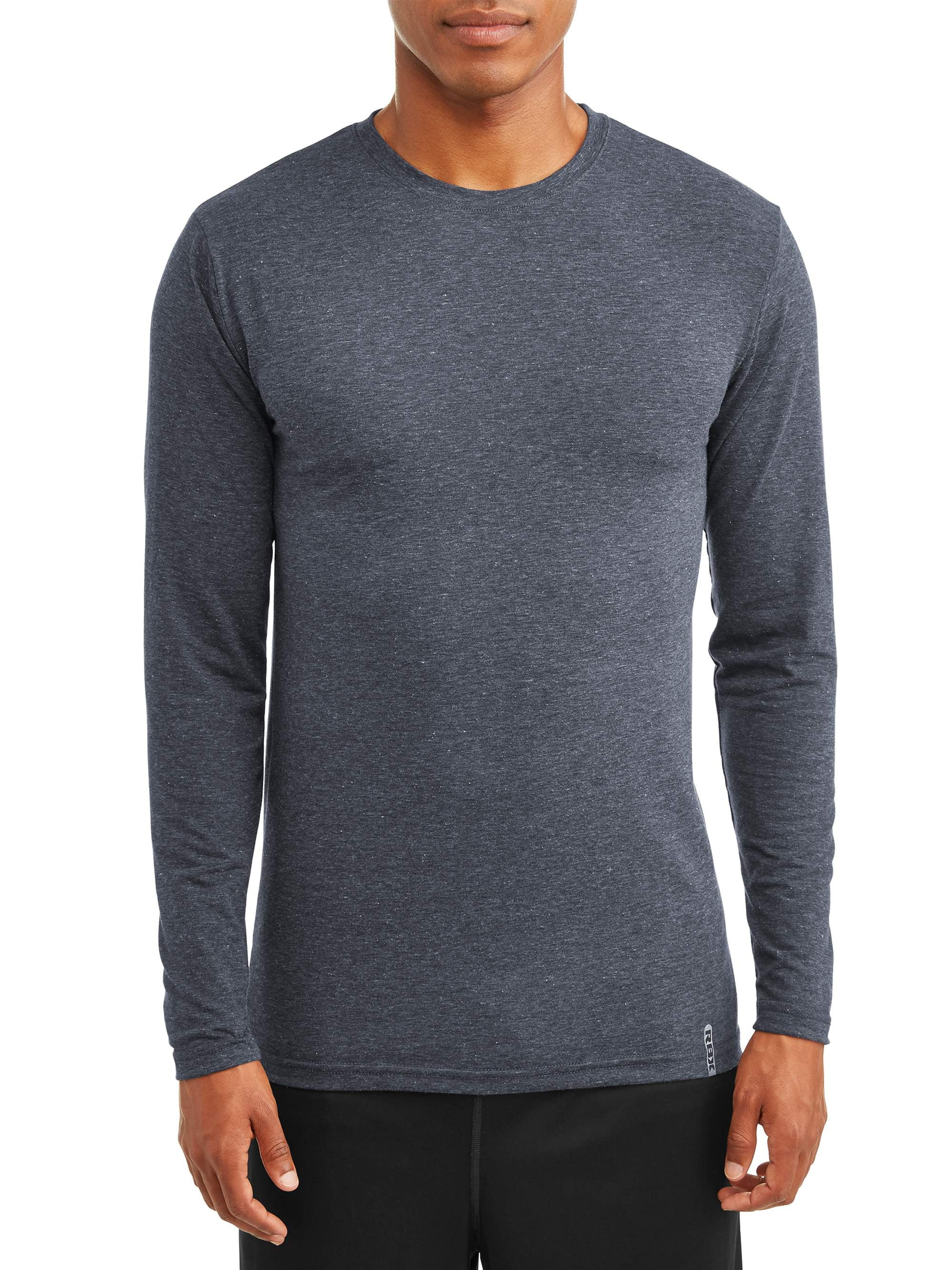 RBX Men's Ultra Soft Long-Sleeve Crew Neck T-Shirt - Walmart.com