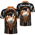 thumbnail image 4 of Personalized Name Bowling Polo Shirts 3D for Men and Women, Bowling Shirt, Bowling Shirts for Men Team Bowling Shirt (Pink, M), 4 of 10