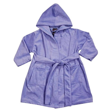 

WXY Baby-boys Hooded Fleece Robe 32897-9-12Months (Periwinkle)