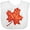 AA-White, variant on Inktastic Red Canadian Maple Leaf Boys or Girls Baby Bib