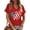 6 Red, variant on American Flag Shirts for Women Fourth of July T-Shirts USA Flag Shirt Patriotic Graphic V-Neck Tee Tops(XL,5 Navy Blue)