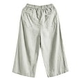 thumbnail image 4 of Kiplyki Wholesale Womens Capris Women's Fall Comfort Linen Pants, 4 of 5