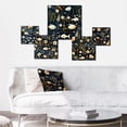 thumbnail image 2 of Designart "Aquatic Fish Grace" Abstract Wall Art Set Of 5 - Blue Coastal Office Room Metal Wall Art Set, 2 of 6