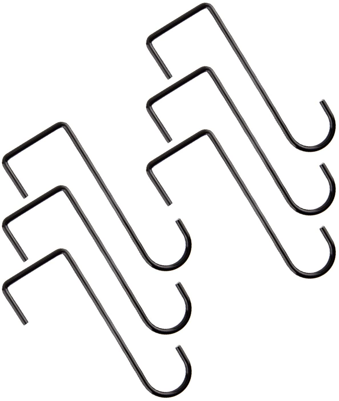 Keahuydeliry 6 pieces Vinyl fence hook plant hanger wall hanging