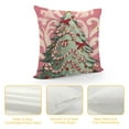 thumbnail image 4 of GOSMITH  Merry Christmas Tree Nutcracker Decorative Throw Pillow Covers Pink Xmas FA La La Porch Outdoor Home Decor, Ornaments Winter Holiday Party Decorations Cushion Case, 4 of 5