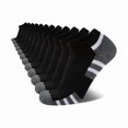 thumbnail image 1 of Chenchen Mens 12 Pack Athletic Ankle Socks, Mens Cushioned Comfortable Low Cut Sock 12 Pairs, 1 of 1