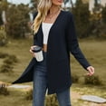 thumbnail image 5 of QUINDOS Womens Cardigan Lightweight,Women's And Winter Sweater Coat Cardigan Long Sleeve Pocket Blouse Clothing Loose Tops, 5 of 8