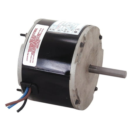 Permanent Split Capacitor Condenser Fan - Century 1/6 HP Condenser Fan Motor, Permanent Split Capacitor, 825 Nameplate RPM, 208-230 VoltageFrame 48Y - OAM1018