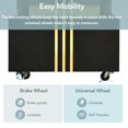 thumbnail image 4 of SESSLIFE Modern Lift Top Coffee Table with Storage, Hidden Compartment and LED Lighting, Multifunctional Centerpiece for Small Spaces, 39.3 Inch, Black, 4 of 12