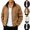 Coffee, variant on Big & Tall Men's Athletic Flight Jacket Full Zip Stand Collar Windbreaker Windshirt Lightweight Outerwear with Pockets for Running Golf Fall, Black, 5XL