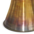 thumbnail image 5 of Allora 15" Contemporary Solid Metal Side Table in Tarnished Brass, 5 of 6